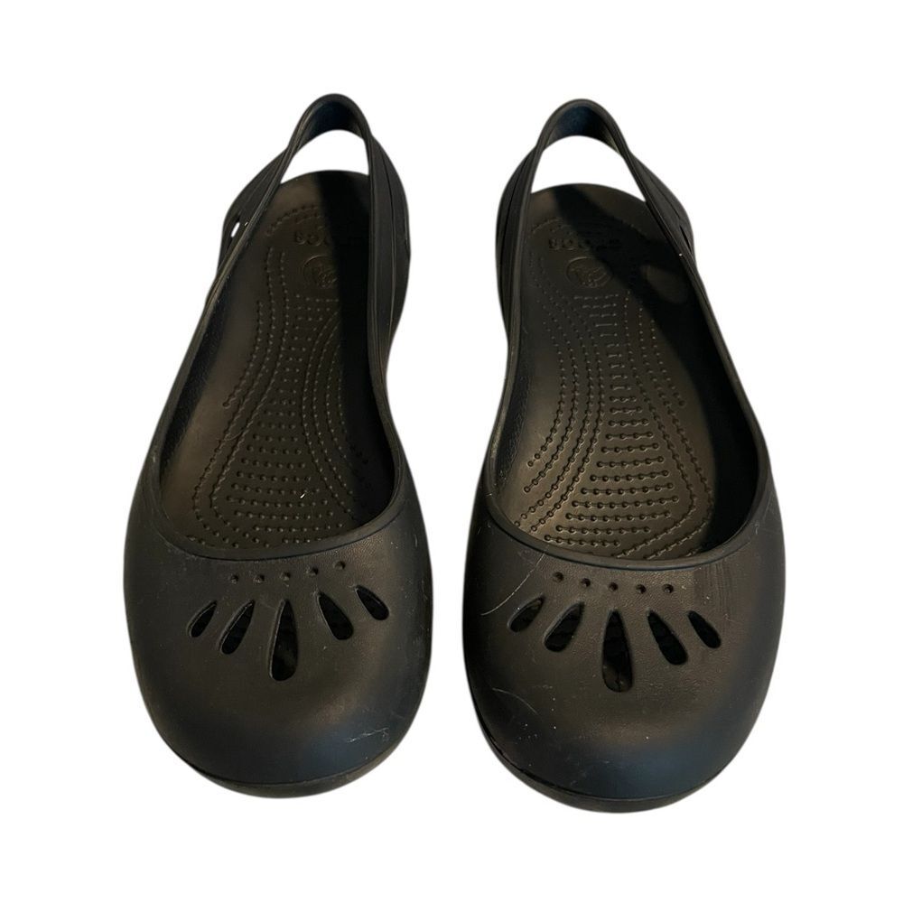 Crocs Black Women's Slingback‎ Flats Size 9